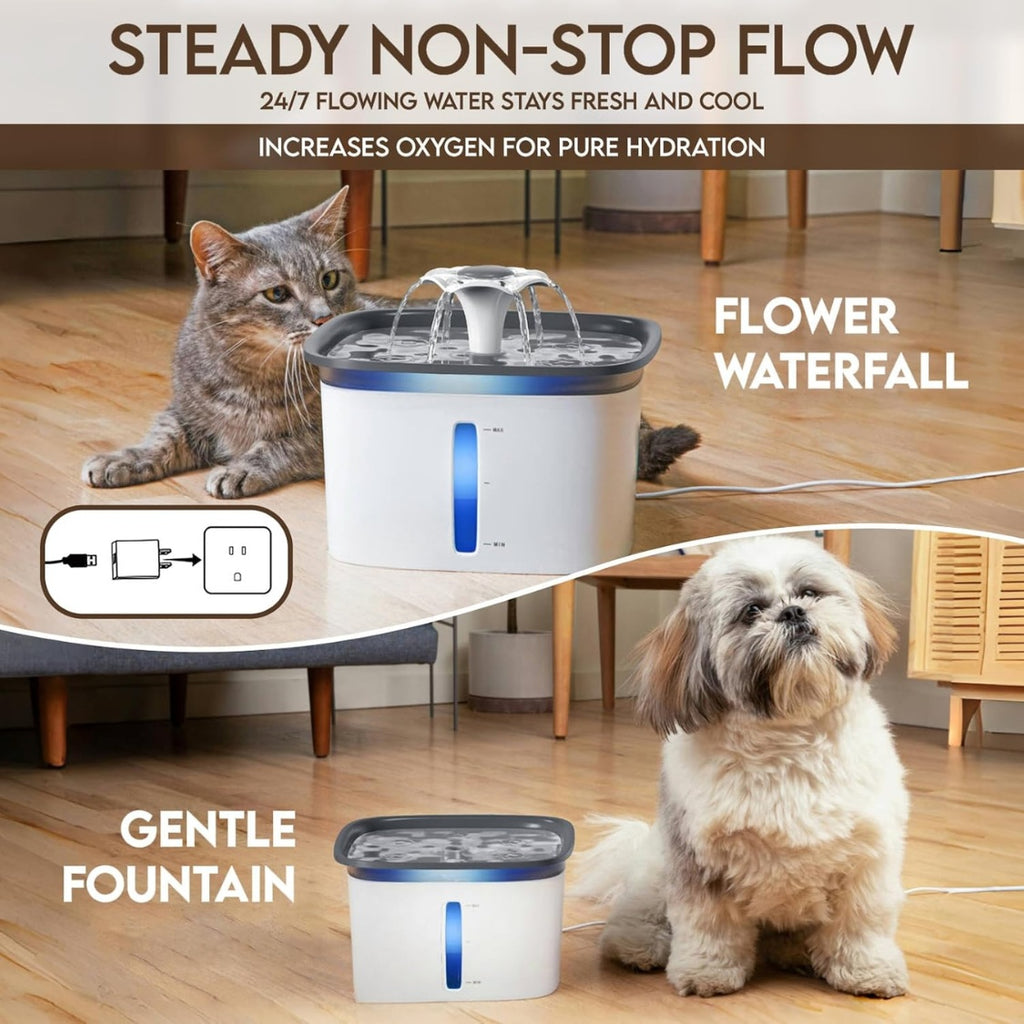 95oz automatic pet water fountain
