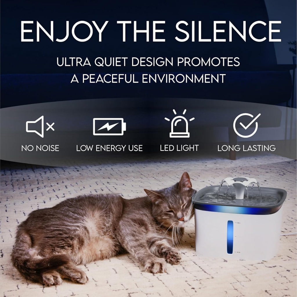 95oz automatic pet water fountain